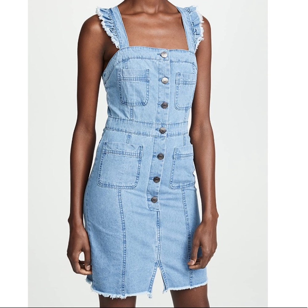 Cupcakes & Cashmere Chambray Dress